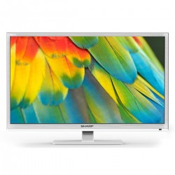 TV COLOR 24" LED SHARP AQUOS LC-24CHF4012EW WHITE  HDR DVB-T2 ITALIA