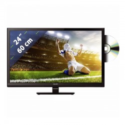 TV COLOR 24" CON DVD  SHARP AQUOS LC-24DHF4012E BLACKLED HDR  DVB-T2 ITALIA