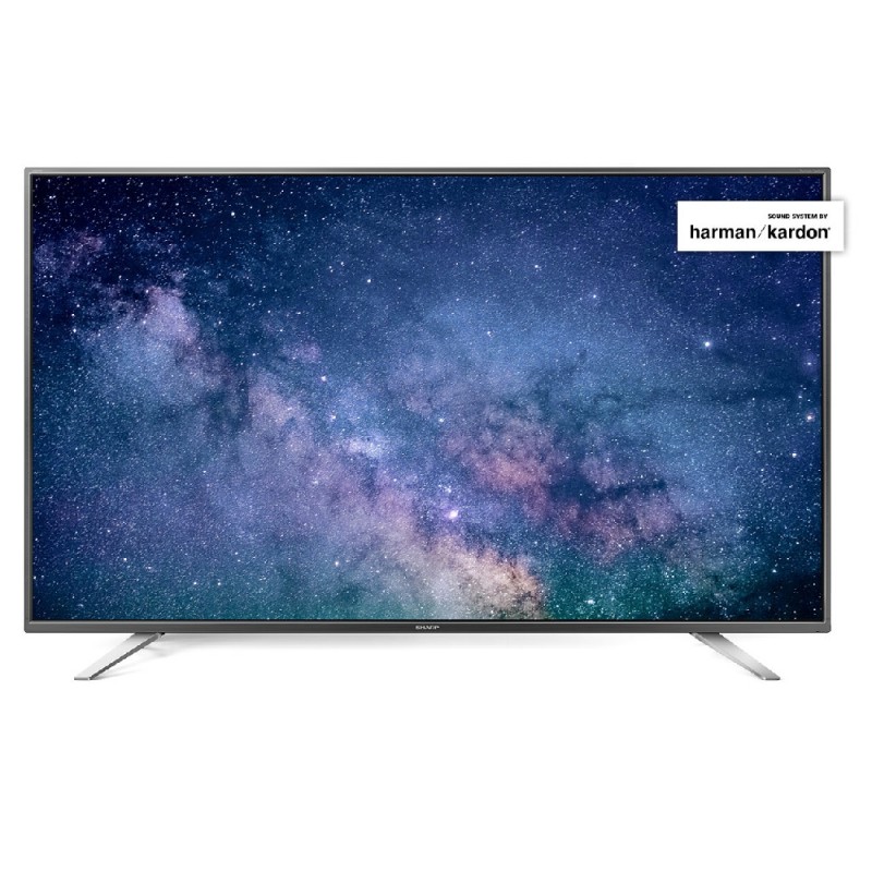 TV COLOR 49" LED SHARP AQUOS LC-49CUG8062E BLACK  SMART TV 4K WIFI 3HDMI HARMAN KARDON ITALIA