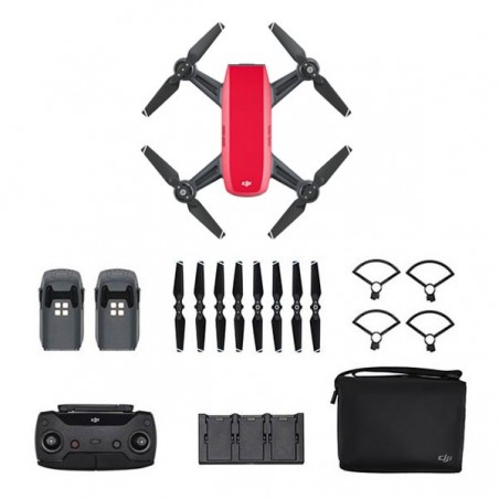 DJI Spark Fly More Combo Rosso