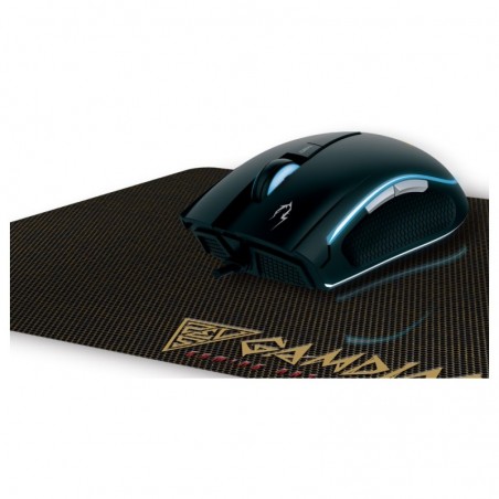 Mouse Ottico Usb Gamdias Zeus E1 3200dpi Con Illuminazione Multicolor 6 Tasti Intelligenti e MousePad (Tappetino)