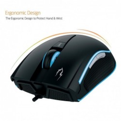 Mouse Ottico Usb Gamdias Zeus E1 3200dpi Con Illuminazione Multicolor 6 Tasti Intelligenti e MousePad (Tappetino)