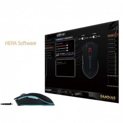 Mouse Ottico Gaming Gamdias Hades M1 Double Level RGB Wireless 7 Tasti Programmabili 10800dpi Regolabili