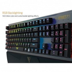 Tastiera Gaming Usb Gamdias Meccanica Hermes P1 Key Switch Blu (TTC) RGB Led - Layout US