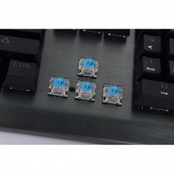 Tastiera Gaming Usb Gamdias Meccanica Hermes P1 Key Switch Blu (TTC) RGB Led - Layout US