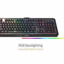 Tastiera Gaming Usb Gamdias Meccaniza Hermes P3 Key Low-Profile RGB Switch Blu (Kailh) - Layout UK