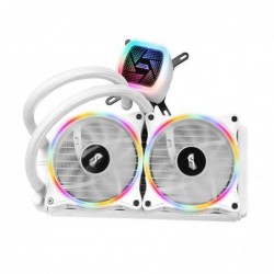 Dissipatore a Liquido Aigo Tracer DT-240 White Rainbow Support Cpu Intel Amd Am4 2*Fan 120mm