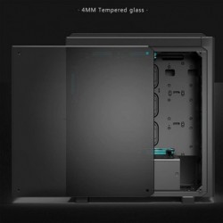 Case Atx Tower Aigo Ambush Black 0.6MM SPCC 2*USB3.0 Side Glass
