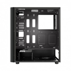 Case Atx Aigo Middle Tower Black Technology 0.5mm SPCC 3*Usb3.0/2.0 Front & Side Glass