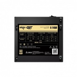 Alimentatore Atx Aigo T450 Black 450W 80+ Bronzo Fan 12cm PFC Attivo 4*Sata 2*Ide