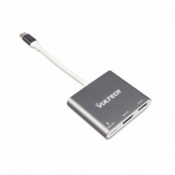 Cavo Adattatore Type-C 3in1 VulTech ATC-01 1 HDMI 1 USB 3.0 1 PD