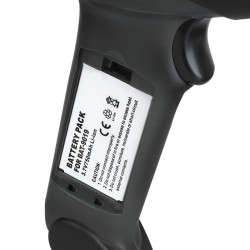 Lettore Pistola Laser Wireless Vultech Barcode Con Base Black