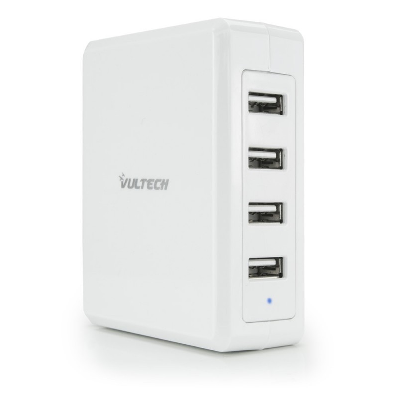 Caricatore Da Tavolo Universale Vultech CC-068B 4 Porte Usb 6,8A Bianco