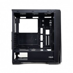 Case Atx Noua Cool G35 Black 0.7MM SPCC 3*USB3.0/2.0 Front Glass & Dual Side Glass Hinge Straps