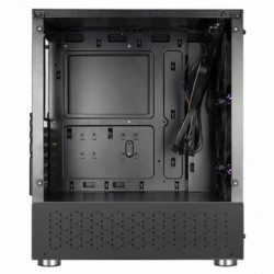 Case Atx Noua Demon T2 Black 0.65MM SPCC 3*USB3.0/2.0 3*Fan Rgb Rainbow Front & Side Glass