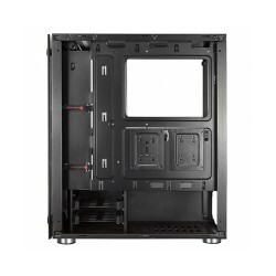 Case Atx Noua Demon T2 Black 0.65MM SPCC 3*USB3.0/2.0 3*Fan Rgb Rainbow Front & Side Glass