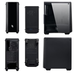 Case Atx Noua Cool G9 Black 0.6MM SPCC 3*USB3.0/2.0 Front & Side Glass