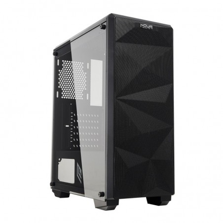 Case Atx Noua Cool G1 Black 0.6MM SPCC 3*USB3.0/2.0 Front Metal Mesh & Side Glass