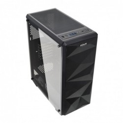 Case Atx Noua Cool G1 Black 0.6MM SPCC 3*USB3.0/2.0 Front Metal Mesh & Side Glass