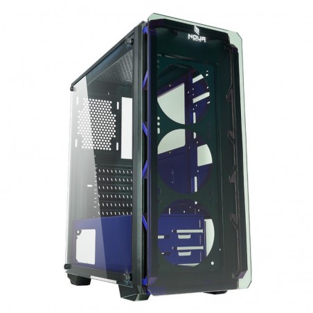 Case Atx Noua Cool G4 Blu 0.6MM SPCC 3*USB3.0/2.0 Front & Dual Side Glass