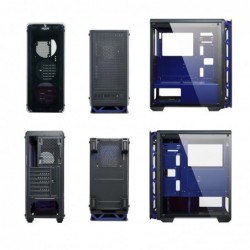 Case Atx Noua Cool G4 Blu 0.6MM SPCC 3*USB3.0/2.0 Front & Dual Side Glass