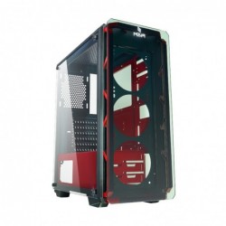 Case Atx Noua Cool G6 Red 0.6MM SPCC 3*USB3.0/2.0 Front & Dual Side Glass