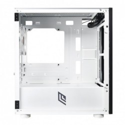 Case Micro Tower Noua Fobia L9 White 0.60MM SPCC 3*USB3.0/2.0 1*Fan Bianca Rgb Rainbow Side Glass Chiusura Magnetica