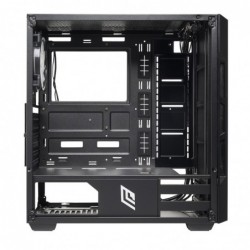 Case Atx Noua Utopia F8 Black 0.70mm SPCC 3*USB3.0/2.0 1*Fan Rgb Rainbow Addressable 1*Strip Side Glass