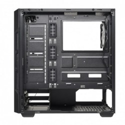 Case Atx Noua Utopia F8 Black 0.70mm SPCC 3*USB3.0/2.0 1*Fan Rgb Rainbow Addressable 1*Strip Side Glass