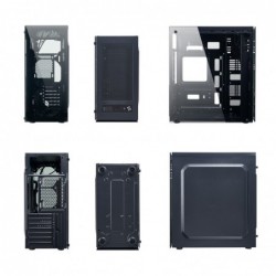 Case Atx Noua Nexus P3 Black 0.5mm SPCC 3*USB3.0/2.0 Front & Side Glass