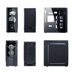 Case Atx Noua Nexus P9 Black 0.5mm SPCC 3*USB3.0/2.0 Front & Side Glass