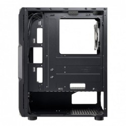 Case Atx Noua Smash S1 Black 0.45MM SPCC 3*USB3.0/2.0 4*Fan Dual Halo Rgb Rainbow Addressable Front Mesh Side Glass