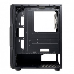 Case Atx Noua Smash S2 Black 0.45MM SPCC 3*USB3.0/2.0 4*Fan Dual Halo Rgb Rainbow Addressable Front Plexi Side Glass