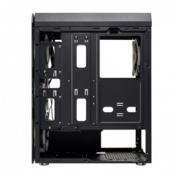 Case Atx Noua Smash S5 Black 0.50MM SPCC 3*USB3.0/2.0 4*Fan 40 Led Dual Halo Blu Side Glass