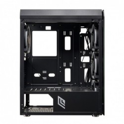 Case Atx Noua Smash S5 Black 0.50MM SPCC 3*USB3.0/2.0 4*Fan 40 Led Dual Halo Bianco Side Glass