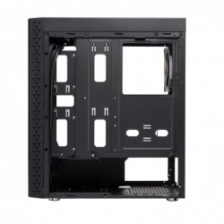 Case Atx Noua Smash S6 Black 0.50MM SPCC 3*USB3.0/2.0 4*Fan 40 Led Dual Halo Bianco Side Glass