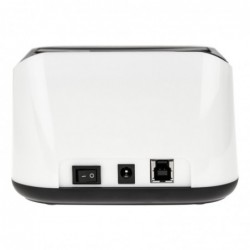 Docking Station Vultech 2 Slot HDD SATA 2,5/3,5 Tasto Clone Usb 3.0 White