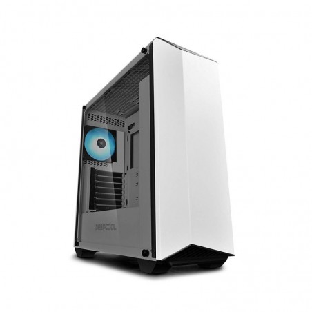 Case Atx Full Tower Deepcool Earlkase White 0.7MM SPCC 2*USB3.0/2.0 1*Fan RGB 120mm Side Glass