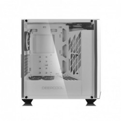 Case Atx Full Tower Deepcool Earlkase White 0.7MM SPCC 2*USB3.0/2.0 1*Fan RGB 120mm Side Glass
