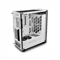 Case Atx Full Tower Deepcool Earlkase White 0.7MM SPCC 2*USB3.0/2.0 1*Fan RGB 120mm Side Glass