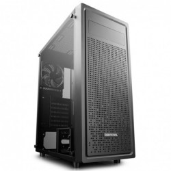 Case Atx Tower Deepcool E-Shield Black 0.6mm Spcc 3*Usb3.0/2.0 1*Fan 120mm Side Glass