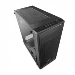 Case Atx Tower Deepcool E-Shield Black 0.6mm Spcc 3*Usb3.0/2.0 1*Fan 120mm Side Glass