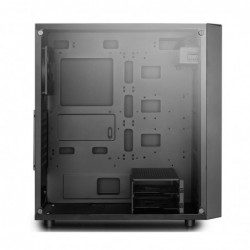 Case Atx Tower Deepcool E-Shield Black 0.6mm Spcc 3*Usb3.0/2.0 1*Fan 120mm Side Glass