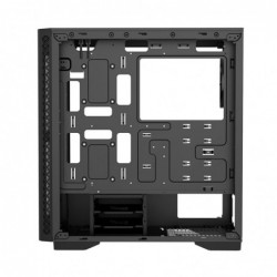 Case Atx Tower Deepcool Matrexx 50 Black 0.6mm SPCC 4*Fan Rgb Rainbow 5V Sync Front & Side Glass