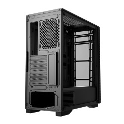 Case Atx Tower Deepcool Matrexx 50 Black 0.6mm SPCC 4*Fan Rgb Rainbow 5V Sync Front & Side Glass