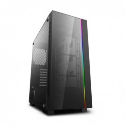Case Atx Tower Deepcool Matrexx 55 V3 Black 0.6MM SPCC 3*USB3.0/2.0 1*Strip Rainbow Front & Side Glass