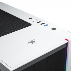 Case Atx Tower Deepcool Matrexx 55 V3 White 0.6MM SPCC 3*USB3.0/2.0 1*Strip Rainbow Front & Side Glass