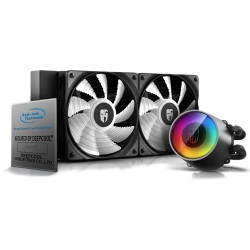 Dissipatore a Liquido Deepcool Castle 240 V2 Anti-Leak Rainbow per CPU Intel & Amd AM4 2*Fan PWM Rainbow 120mm