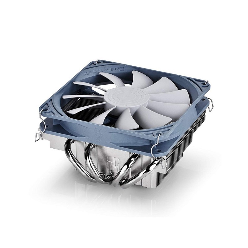 Dissipatore Deepcool Gabriel 4 Heatpipe 1*Fan 120mm per Cpu Intel & Amd Ideale per Mainboard Mini ITX