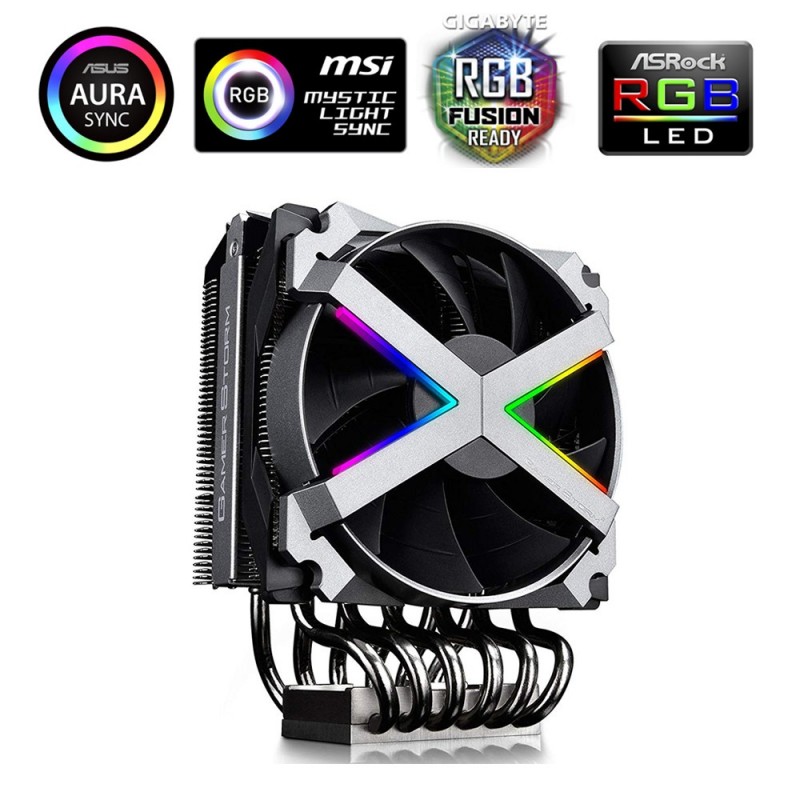 Dissipatore Deepcool Fryzen Rainbow 6 Heatpipe Per Cpu Amd AM4 / TR4 1*Fan PWM Rainbow 120mm